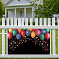 thumbnail image 3 of LUUFILx Colorful Star Balloon Backdrop Banner for Party Decorations and Photography Props Happy Birthday Event Background Photo Booth Celebration Supplies, 3 of 8