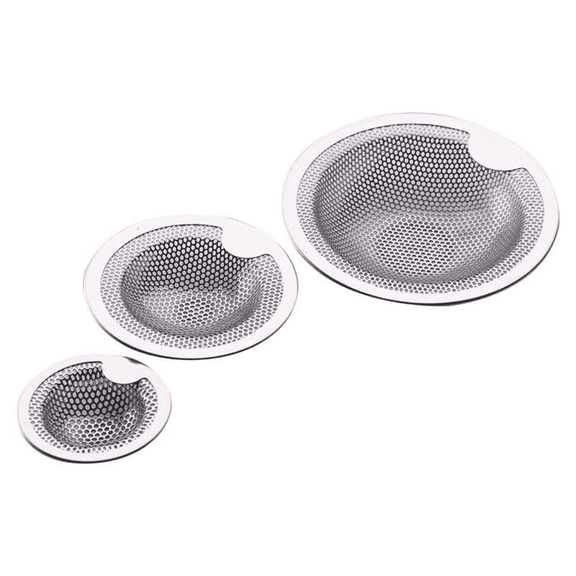 3 Pack Bathtub Drain Strainer, Stainless Steel Shower Bathtub Drain Hair Catcher, Bathroom Sink Drain Strainer