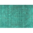 thumbnail image 1 of Ahgly Company Machine Washable Indoor Rectangle Persian Turquoise Blue Traditional Area Rugs, 4' x 6', 1 of 4