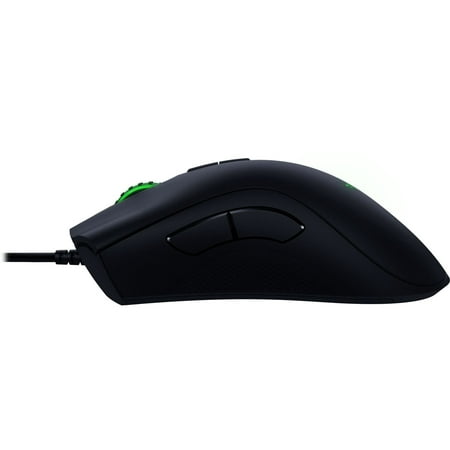Razer - DeathAdder V2 Wired Optical Gaming Mouse with 8 Programmable Buttons - Black