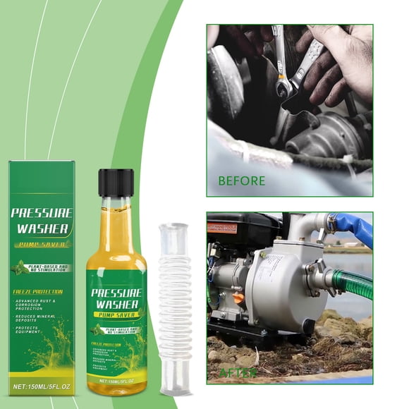 Jpxdew High Pressure Washer Pump Protector,150ml Lubricant Antifreeze,Hose Safe Formula,All Brand Compatible