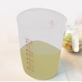 thumbnail image 4 of Vaso medidor de leche de silicona transparente, semipermeable y sin BPA, de 250 ml, ideal para la cocina, 4 of 8