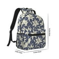 thumbnail image 2 of Yiaed Lilies Flowers Print School Backpack College Backpack Daypacks for Students High School Spacious and Durable Daypack for Work and Travel-One Size, 2 of 6