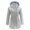 Gray, variant on Drovellove Women's Windbreaker Jacket with Hood - Lightweight Packable Rain Coat for Outdoor Hiking, Cycling, Camping, Travel, Spring & Summer Casual Wear