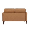 thumbnail image 5 of A&D Home Orlando Loveseat Sofa, Camel, 5 of 6