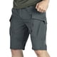 thumbnail image 2 of Puntoco Pantalones Cortos Tácticos Al Aire Libre Para Hombres Patchwork Deportes Pantalones Cortos Cargo Con Múltiples Bolsillos Gris Xxl,Pantalones Cortos Hombre, 2 of 5