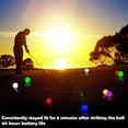 thumbnail image 2 of Pelotas de golf THIODOON que brillan en la oscuridad LED, paquete de 6 (6 colores), 2 of 9