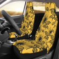 thumbnail image 2 of Zufioo Autumn Sunflower Full Set Car Seat Covers with Soft Padding 2PCS Universal Auto Front Seats Protector Fits Cars, SUVs, Sedans, and Trucks, 2 of 7