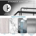 thumbnail image 6 of 3-Pack Shower Caddy Basket Shelf with Soap Holder, No Drilling Traceless Adhesive Shower Wall Shelves, Rustproof Bathroom Shower Storage Organizer, Black, 6 of 7