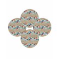 thumbnail image 7 of 15 Inch Round Placemats Set of 4, Blue Starfish Conch Non Slip Heat Insulation PP Table Mats, Ocean Coral Summer Beach Coastal Washable Place Mats for Kitchen Dining Party Table Decor, 7 of 7