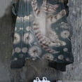 thumbnail image 4 of Vestido HUOGUO Vintage Floral Manga 3/4 para mujer, talla grande, 4 of 5