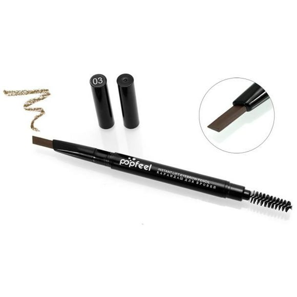 Fridja Cosmetics Makeup Double Automatic Rotation Eyebrow Eyeliner Pencil Tool C