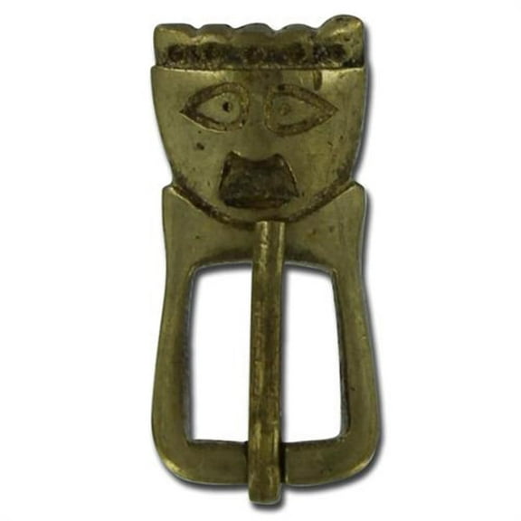 Armory Replicas Medieval Early Anglo-Saxon King Brass Buckle Authentic Historical Accessory Cast Brass Buckle Suitable for Footwear, Belts, Armor, and Pouches Ensures Stability and Durability