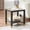 Black+Gold + Glass+Metal, variant on Square Side Table with Shelf, Boho Style Side Table for Living Room, Tempered Glass End Table