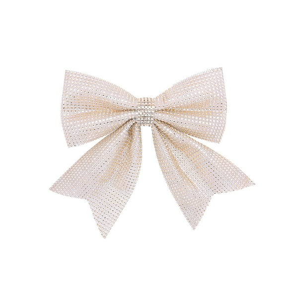 Gold Christmas Bows - Velvet Bows for Christmas Tree, Ribbon Bows, Christmas Decorations for Tree, Garland, Christmas Tree Ornaments,