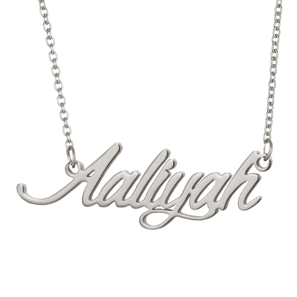 Aaliyah Name Necklace Bridesmaid Stainless Steel Jewlery Graduation Gifts