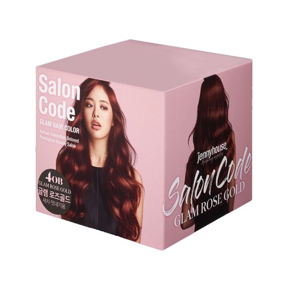 Jennyhouse Salon Code Glam Hair Color 70ml*2 - Glamb Rose Gold
