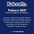 Kolcraft Pediatric 800 Extra Firm Crib & Toddler Mattress, 80 Coil
