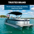 thumbnail image 6 of Taylor Made 2020000309 Powered Pontoon Bimini Top Black Frame Blue Fabric, 6 of 6