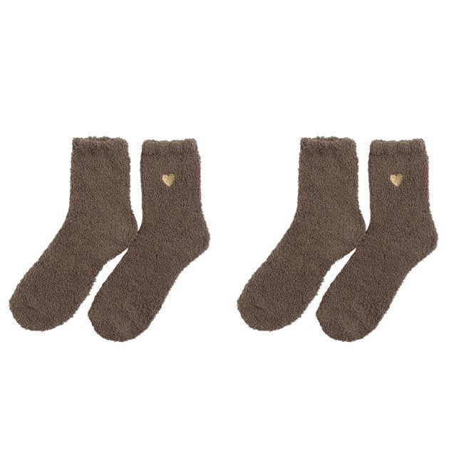 2 Paires de Chaussettes Décontractées pour Femmes Motif Animal en Coton Chaussettes Tube Confortables