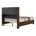 thumbnail image 5 of ACME Merrilee II Contemporary Solid Wood Queen Bed with Storage in Oak, 5 of 6