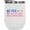 White, variant on Be Nice. Get Lots of Sleep. Drink Plenty of Water. Retro Groovy Text Art Merch Gift, White 12oz Wine Tumbler