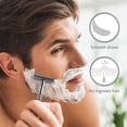 thumbnail image 3 of Double Edge Safety Razor for Men and Women, Reusable Metal Razor with 5 Double Edge Safety Razor Blades, Closed Comb Shaving Razor, Silver, 3 of 6
