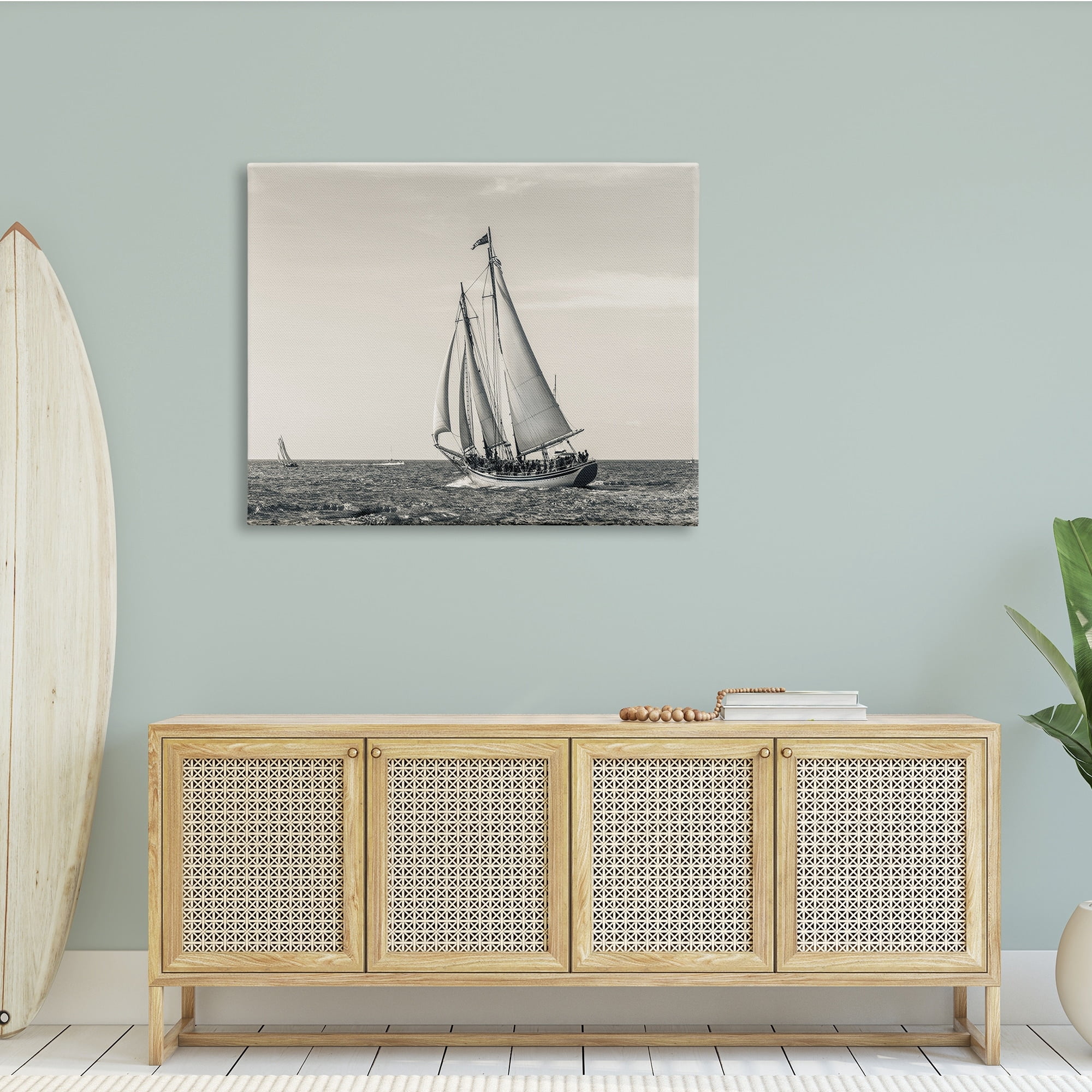 Stupell Indtries Ship At Full Sail Crowded Boat Nautical Photography,48 x 36,Design by Danita Delimont