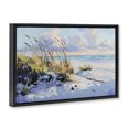 thumbnail image 2 of Stupell Industries Coastal Grassy Sand Dunes Beach Black Floating Frame Canvas Art, 25 x 17, by Gina Kelly, 2 of 8