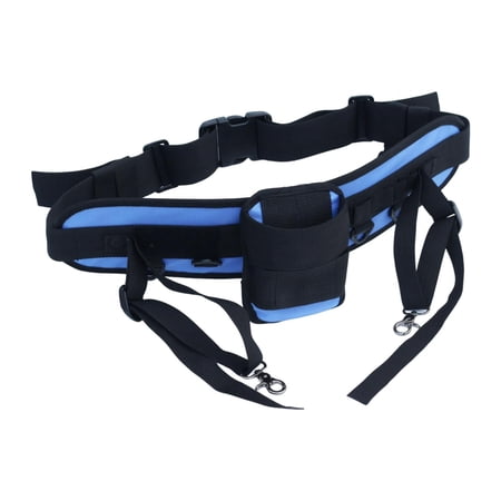 Fishing Rod Holder Adjustable Waist Belt Detachable Polyester Support for Saltwater Sea Anglers