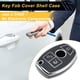thumbnail image 3 of Funda de Llave de Auto TPU Silicona Negra Plateada Única para Mercedes-Benz A/B/C/E/G/K/M/R/S/V/W/X Clase/para AMG/CL/CLA/CLK/CLS - Funda de Control Remoto de 3 Botones, 3 of 6