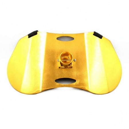 yotijay Belly Rod Holder Hands Aluminum Fishing Rod Belt Adjustable Strap Boat Fishing