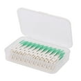 thumbnail image 1 of 160pcs Double-ended Toothpick Soft Silicone Tooth Picks Floss Interdental, 1 of 7