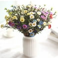 thumbnail image 1 of SPRING PARK 8 Heads Artificial Daisy Fake Flower Home Arrangement Flowers Bridal Wedding Bouquet Flowers for Wedding Party Office Hotel Garden Floral Decor, 1 of 7