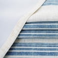 thumbnail image 6 of DriftAway Chris Linen Blackout Curtains with Thermal and Sound Reducing Layer 120 Inches Long for Bedroom Striped Printed Drapes Thermal Insulated Lined Window Treatments for Living Room Jean Navy, 6 of 8