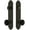 Timeless Bronze, variant on Grandeur 854176 Arc Solid Brass Rose Tall Plate Single Cylinder Keyed Entry Door Knob Set