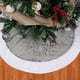 thumbnail image 5 of Manta de árbol de Navidad de piel redonda, mantas de árbol de Navidad, manta de árbol de Navidad redonda, manta de árbol de fieltro redonda, cesta de falda de árbol de Navidad, Chr, 5 of 5
