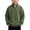 Army Green, variant on Tween Boys Quarter Zip Sweatshirt Waffle Knit Mock Neck Pullover Tops Raglan Long Sleeve Active Track Jacket Gym Athletic Running School Outfit