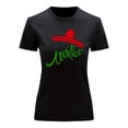 thumbnail image 3 of Playera De Viva Mexico Con Sombrero Charro Fiestas Patrias SeptiembreIndependencia Color Negro Talla Mediana Marca Emil SaEs, 3 of 4