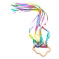 thumbnail image 2 of Rainbow Hand Ribbon Runner Cintas de muñeca, Ribbon Wind Dancing Ribbon Streamer Aprendizaje de juguetes sensoriales educativos para favores de la fiesta de cumpleaños B Hugo serpentina de cinta, 2 of 7