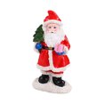 thumbnail image 2 of Fiudx Ofertas Y Liquidación Nuevo Papá Noel Sentado, De Pie, Sosteniendo El Árbol De Navidad, Escritorio Del Hogar, Decoración Navideña, Escritorio Del Hogar, Decoración Navideña, Colgante De Resina, 2 of 4