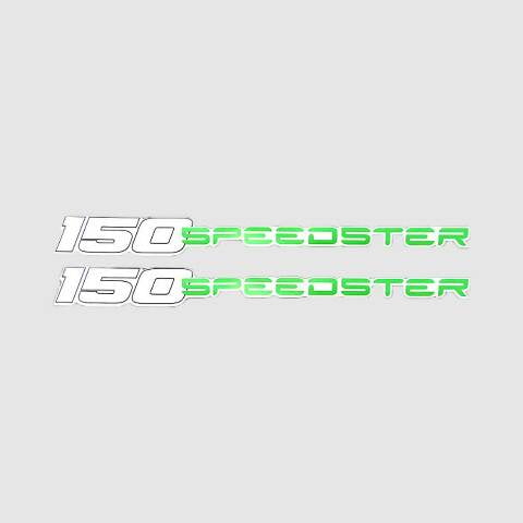 Sea Doo Jet Boat Sticker Decals | 150 Speedster Lime Green (Pair)