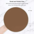 thumbnail image 2 of , Premium-Textured Small Round Mousepad 8.7 x 8.7 Inch White, Stitched Edge Anti-Slip Waterproof Rubber Mouse Mat, Pretty Cute for Office Home Gaming Laptop Men Women Kids, 2 of 7