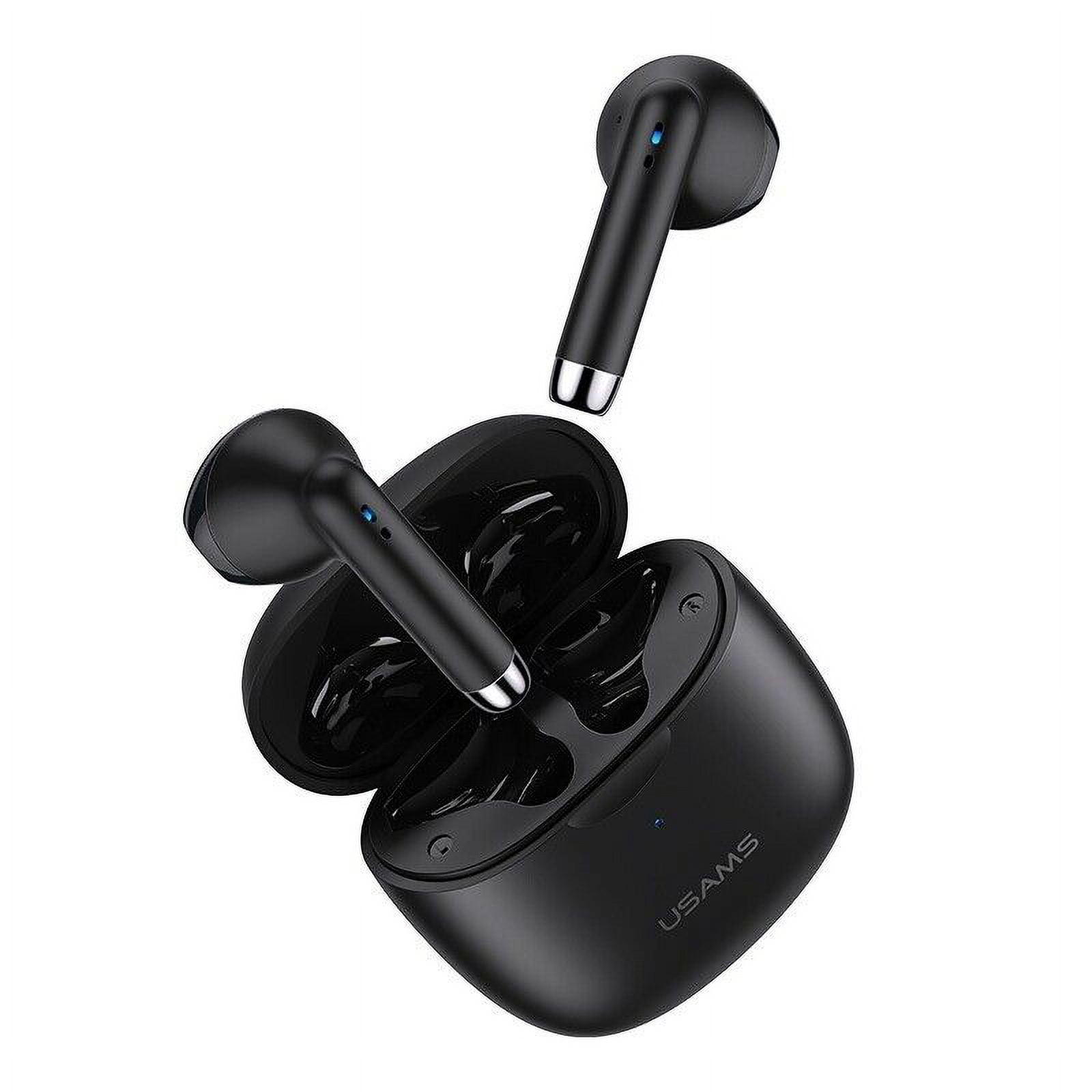 Wireless Earbuds Headphones for Motorola Edge (2021) Bluetooth 5.3 in-Ear Earphones Headset with Mic and Touch Control TWS Earbuds with Charging Case - Black