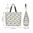 thumbnail image 5 of Rocae Winter Woodland Friends for Big Capacity Shoulder Bag with Pockets,Tote Bag for Women Handbag, 5 of 8