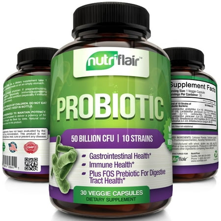 nutriflair billion probiotic supplement cfu capsules curcumin turmeric ginger health digestive probiotics bioperine pepper dialog displays option button additional opens