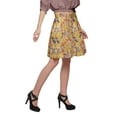 thumbnail image 3 of Moomaya Printed Women Short Skirts Cotton Mini Skirts Ladies Casual Clothing, 3 of 6