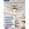 thumbnail image 2 of 65 inch Large Oil Rubbed Bronze Ceiling Fans with Lights and Remote, Indoor/Outdoor Farmhouse Ceiling Fan with 10 , 32W LED Light 3 CCT, 6 Speed Reversible Quiet DC , Dual Finish, 2 of 6