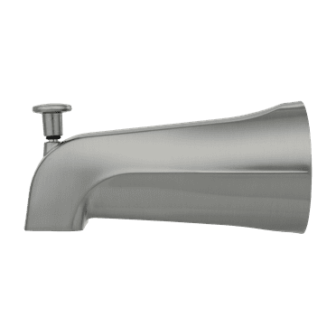 Danco Universal Bathroom Tub Spout with Diverter in Brushed Nickel (89249)
