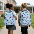 thumbnail image 2 of Bulopur Gradient Print Kids School Backpack Set 4 Pcs Breathable Waterproof Kids School Bag with Lunch Box, Pencil Case and Water Bottle Cover for Elementary Students, 2 of 7